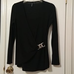 Jason Maxwell EUC women's Belted Top